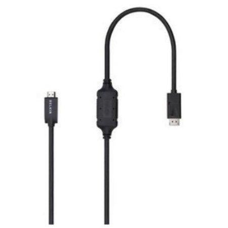 Belkin International Inc Cable Type: Video And Audio Cable - Left Connector Type: 20 Pin Displayport- Lef