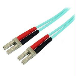 Startech 2m 10 Gb Aqua Mm Fiber Patch Cable Lc/lc - Fiber Optic Patch Cord - Multimode Fi