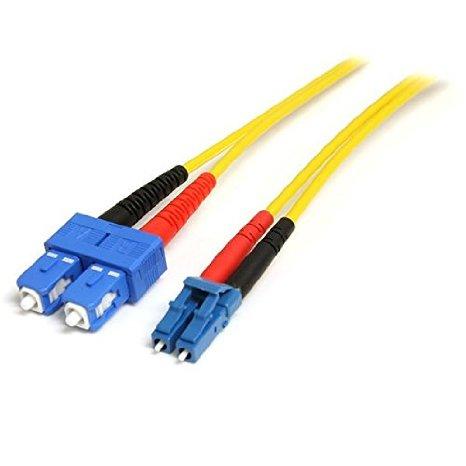 Startech 1m Fiber Optic Cable - Single-mode Duplex 9/125 Lszh Fiber Jumper Cord - Lc/sc