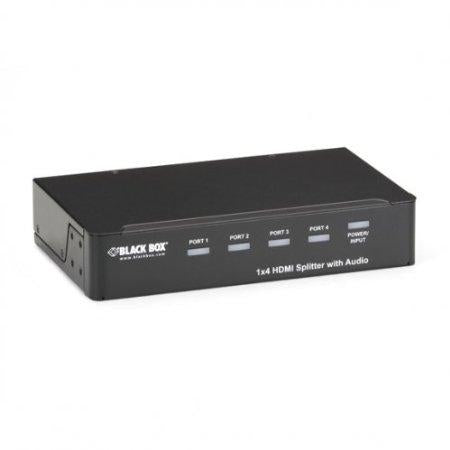 Black Box Split And Distribute Hdmi Video Plus Audio From A Satellite Or Set-top Box, Pc,