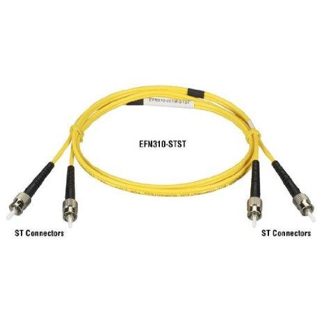 Black Box Os2 9/125 Singlemode Fiber Optic Patch Cable - Ofnr Pvc, Sc To Sc, Yellow, 15-m