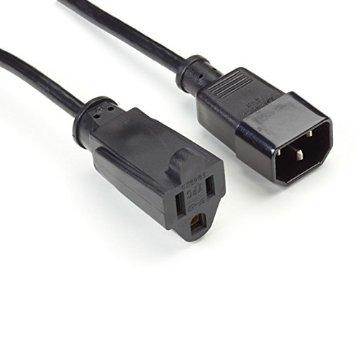 Black Box Converts An Iec 320 Socket In A Power Strip Or Pdu To A 3-prong Outlet.