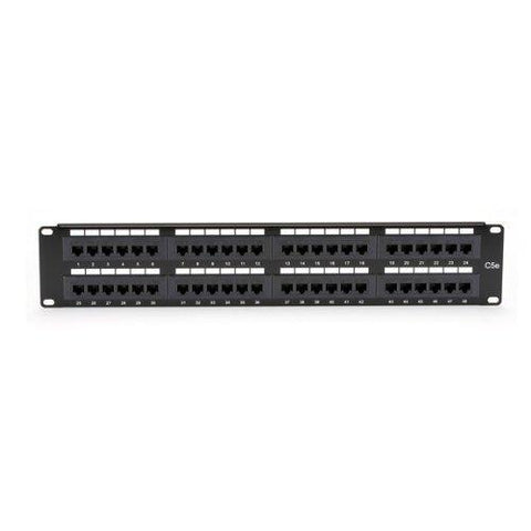 Black Box Basic Panel That Meets Or Exceeds Industry Standards. Fully Populated With Cat5e