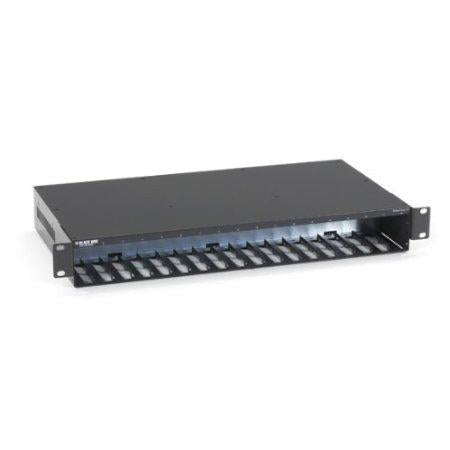 Black Box Rackmount Power Tray - 18-slot, Ac Power, Mini Media Converters