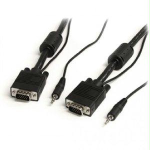 Startech Av Cables - 3.5 Mm Mini-jack,vga Left Connector - Male Left Gender - 3.5 Mm Mini