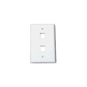 Startech Dual Outlet Rj45 Universal Wall Plate White - Plate2wh - 2 Years Warranty - Incl