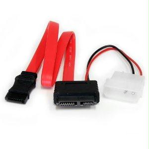 Startech Storage Cable - Sata Left Connector - Sata Right Connector - 12inch Length - Red