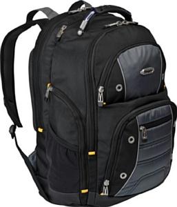 Targus 17 Drifter Ii Backpack, Black/gray, Padded Laptop Compartment With Zippered Pock