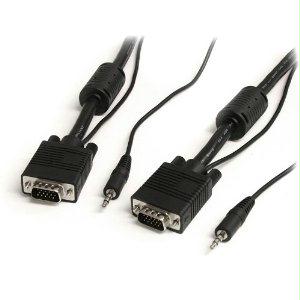 Startech Av Cables - 3.5 Mm Mini-jack,vga Left Connector - Male Left Gender - 3.5 Mm Mini