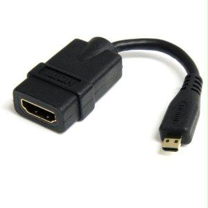 Startech 5in Micro Hdmi To Hdmi Adapter Dongle; 4k Video (3840x2160p 30hz)/full Hd (1080p