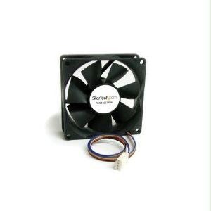 Startech Fan - Plastic - Black - 4-pin Pulse Width Modulation (pwm) Motherboard Connector