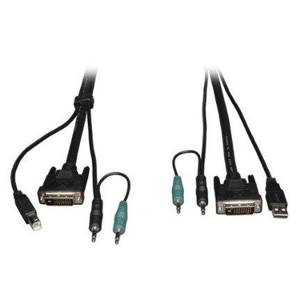 Eaton Tripp Lite Series Dvi / Usb / Audio Kvm Cable Kit, 6 Ft. (1.83 M) - Lifeti