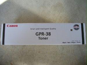 Canon Gpr-38 Black Toner Cartridge For Use In Ir Advance 6055 6065 6075 Estimate