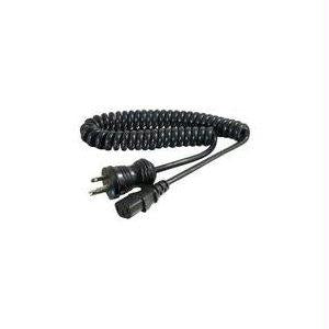 C2g 6ft 18awg Hsp Pc Coiled 5-15p-c13 Bk Taa