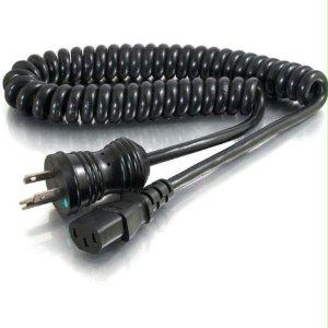 C2g 8ft 18awg Hsp Pc Coiled 5-15p-c13 Bk Taa