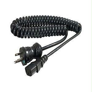 C2g 8ft 16awg Hsp Pc Coiled 5-15p-c13 Bk Taa