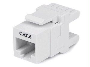 Startech 180 Cat 6 Keystone Jack - Rj45 Ethernet Cat6 Wall Jack White - 110 Type - C6key1