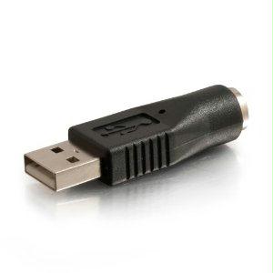 C2g Female Adapter - Usb-a Left Connector - Male Left Gender - Ps/2 Right Connector