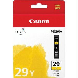 Canon Inkjet Pgi-29 Yellow Ink Tank - Cartridge - For The Pixma Pro-1 Inkjet Photo Printer -