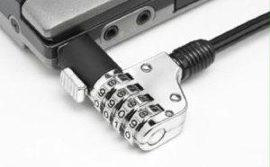 Compulocks Brands, Inc. T-bar Security Combination Cable Lock Black