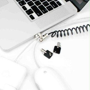 Compulocks Brands, Inc. Universal Tablet Lock Plate With Keyed Cable Lock Black