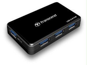 Transcend Information Usb3.0 4-port Hub, Usb 3.1 Gen 1 (usb 5gbps), Micro Usb To Usb Type A; Usb Type-