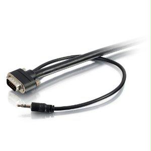 C2g Av Cable - Vga,3.5mm Stereo Left Connector - Male Left Gender - Vga,3.5mm Stereo