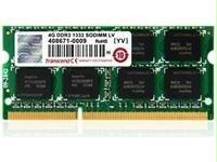 Transcend Information Ram / Technology: Ddr3 -ram / Memory Speed: 1600-  Ram Form Factor:  So-dimm 4gb