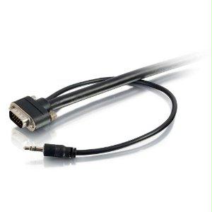 C2g Av Cable - 3.5mm Stereo,vga Left Connector - Male Left Gender - 3.5mm Stereo,vga