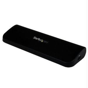 Startech Dual Monitor Usb 3.0 Laptop Docking Station With Hdmi/dvi/vga, 3x Usb-a Hub, Gbe