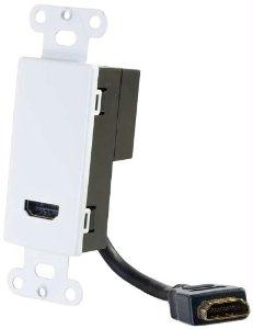 C2g Hdmi Decora Passthrough Wp White