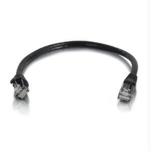 C2g 1ft/0.3m Cat6a Snagless Utp Cable-blk