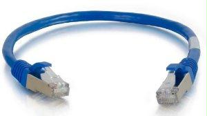 C2g 12ft Cat6 Snagless Stp Cable-blu