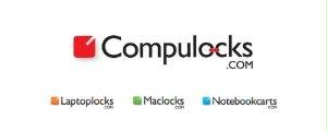 Compulocks Brands, Inc. Universal Tablet Holder With Keyed Cable Lock Black
