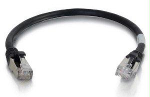 C2g 6in Cat6 Snagless Stp Cable-blk