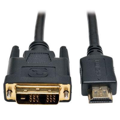 Eaton Hdmi Cable - Hdmi Left Connector - Male Left Gender - Dvi Right Connector - Male