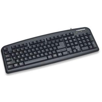Manhattan - Strategic Enhanced Keyboard Usb, Black - 104 Keys - Streamlined, Durable Design Ideal For