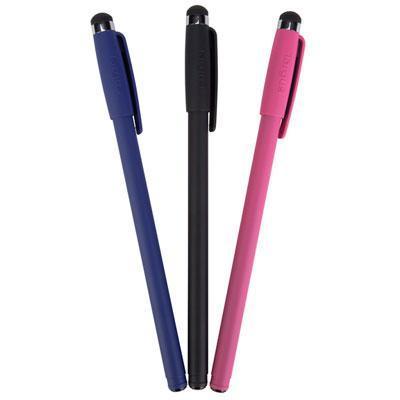 Targus Stylus & Pen (3-pack) (black/blue/red) - Limited 1-year Warranty