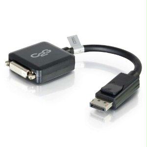 8in C2g Displayport M To Dvi F Blk