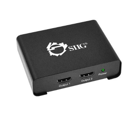 Siig, Inc. Digital Signage Broadcast Hdmi Signals Up To 4kx2k Resolution To Two Displays Si