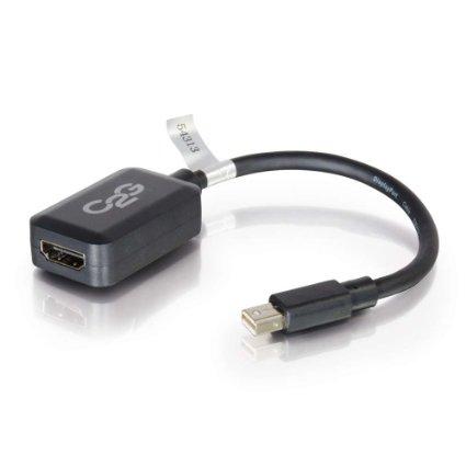 8in C2g Mini Displayport M To Hdmi F Black, 5-year Warranty, Adapts A Mini Displ