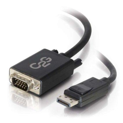 Legrand Av C2g 6ft Displayport Male To Vga Male Active Adapter Cable - Black (dp