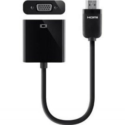 Belkin International Inc Adapter, Hdmi, Hdmi-m Vga-f W/3.5mm Audio, Transmit Audio And Video From Hdmi To