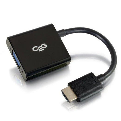 C2g Mini Hdmi M To Vga F Dongle W/pwr - Adapts The Video Output Of A Mini Hdmi Enabl