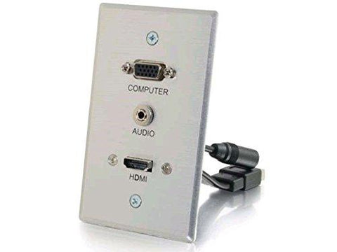 C2g Sg Hdmi, Hd15, 3.5mm Dongles Al - Supports Hdmi Audio/video Signals, Vga Video A