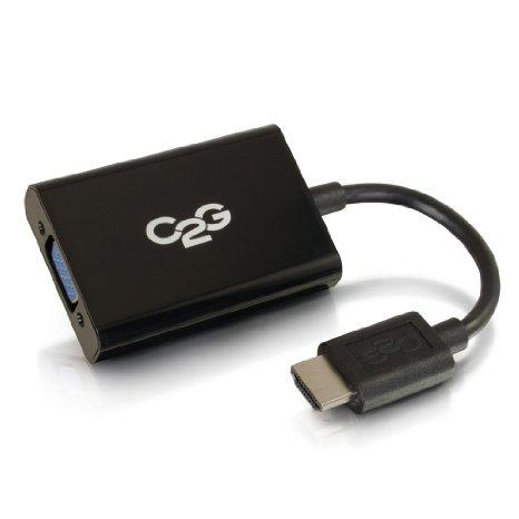 C2g Hdmi M To Vga F W/pwr And Audio
