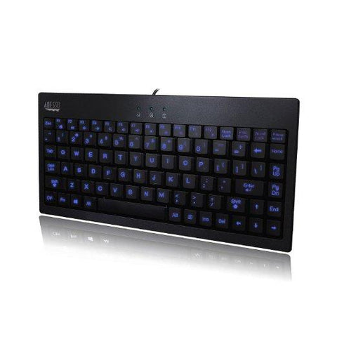 Adesso Innovation Inc Adesso Slimtouch 110 - 3-color Illuminated Mini Keyboard