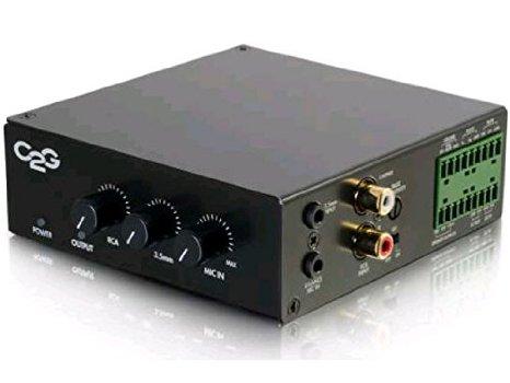 C2g The 25/70v 50w Audio Amplifier Is The Ideal Solution For Supporting A Distribute