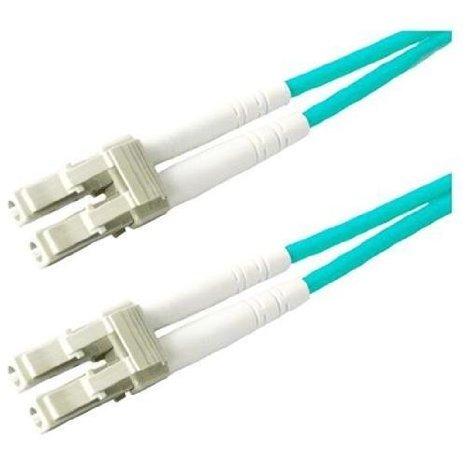 Add-on Addon 1m Lc To Lc Aqua Om3 Duplex Ofnr (riser-rated) Fiber Patch Cable