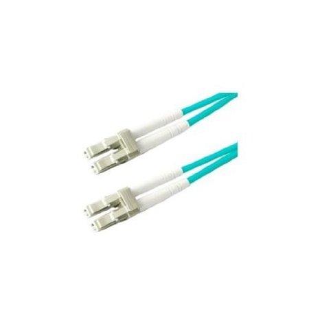 Add-on Addon 5m Lc To Lc Aqua Om3 Duplex Ofnr (riser-rated) Fiber Patch Cable
